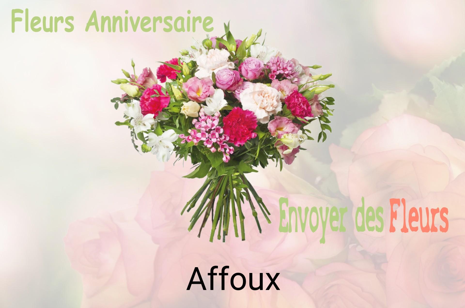 Bouquet de fleurs d’anniversaire livré à Affoux